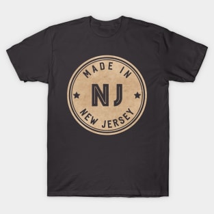 Made In New Jersey NJ State USA T-Shirt